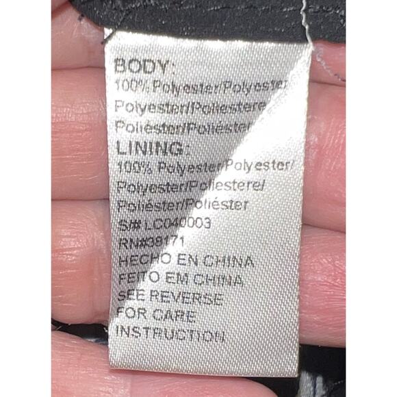 Lucca Couture& Wildfang Jacket (Oversized) Large Black Floral Print Button Down - Picture 10 of 10